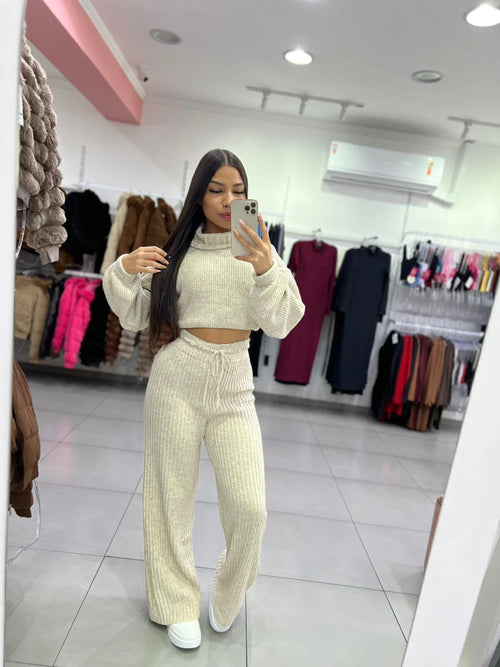Conjunto Modal Mousse Cropped