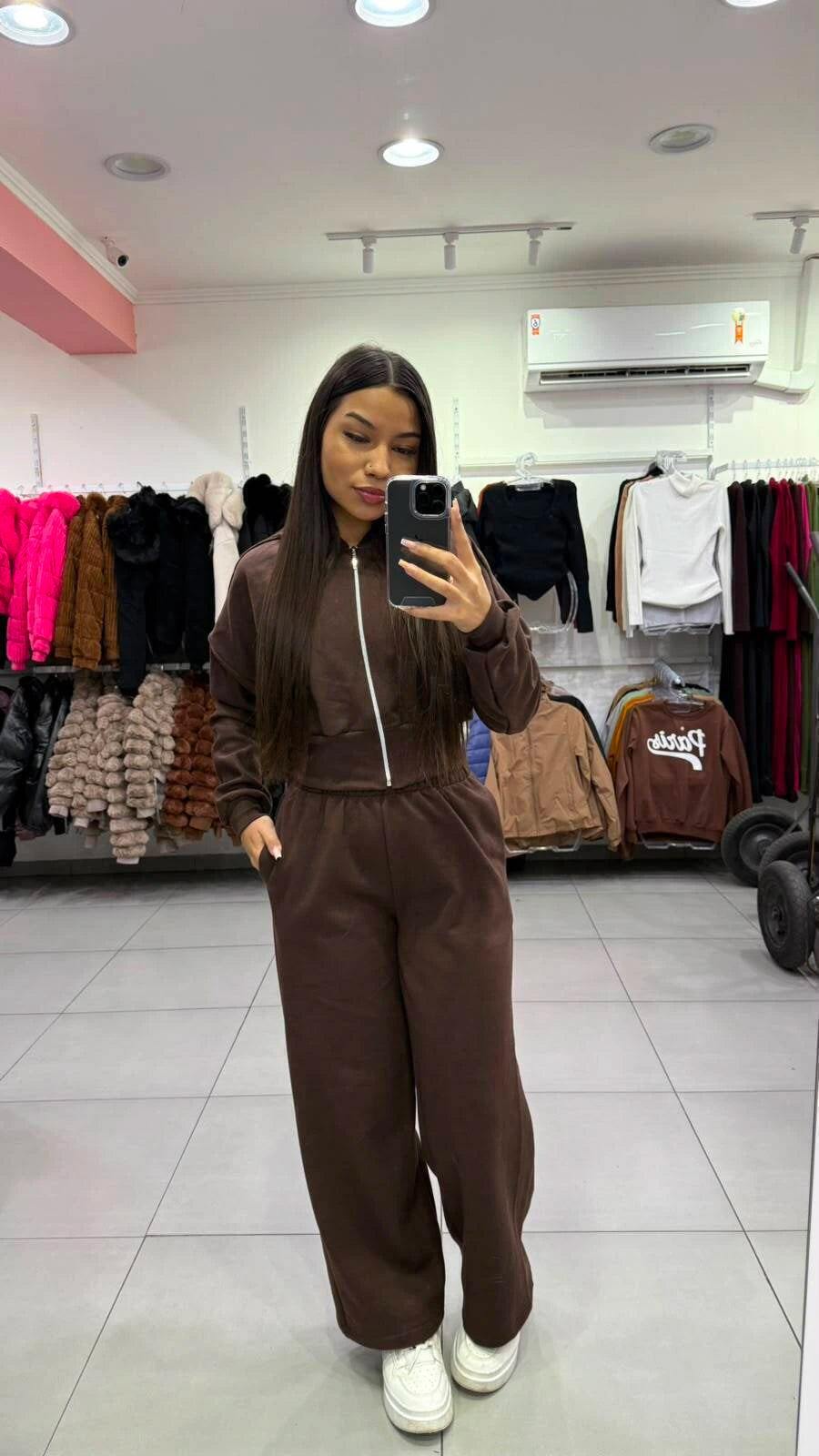 Conjunto Moletom Com Ziper Luciana
